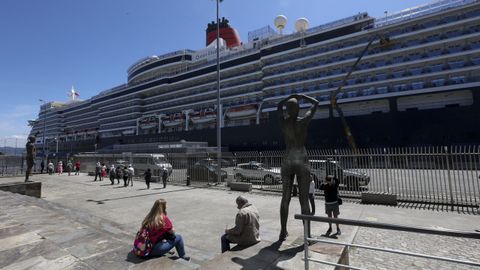 Casi cinco mil cruceristas este sábado en A Coruña