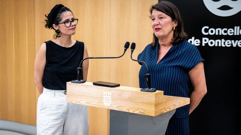 A Praza da Pedreira de Pontevedra convertirase nunha pasarela de moda para doce comercios de Pontevedra