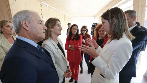La comitiva visitó el edificio Impulso Verde