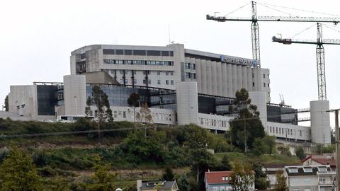 Hospital Montecelo, en Pontevedra, uno de los dos centros que conforman el CHOP