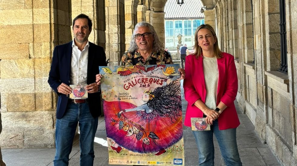La Savoy Club Big Band abre el Festival MusicaV de Vigo.Jacobo Sutil, Jorge Rey y Miriam Louzao presentaron el festival