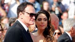 El cineasta estadounidense Quentin Tarantino y su esposa, la cantante israel Daniella Pick 