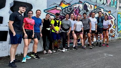 Miembros del club de running We Run Astur