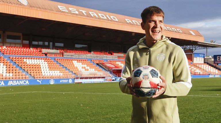 El delantero del Lugo Nico Reniero ve clave mantener el nivel de exigencia en la recta final de liga