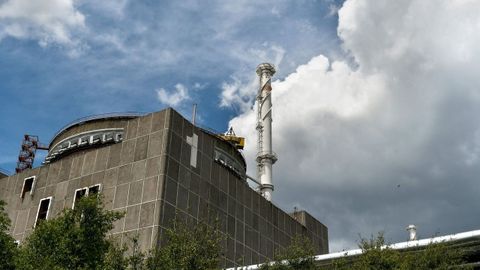 Uno de los reactores de la central nuclear de Zaporiyia, en Ucrania