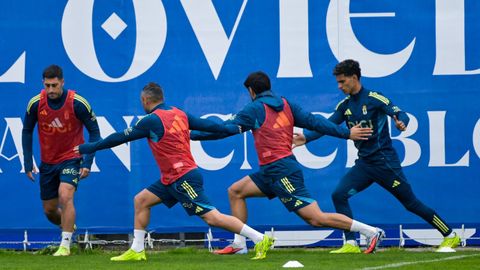 Lemos, Cazorla, Reina e Ilyas Chaira, en El Requex�n