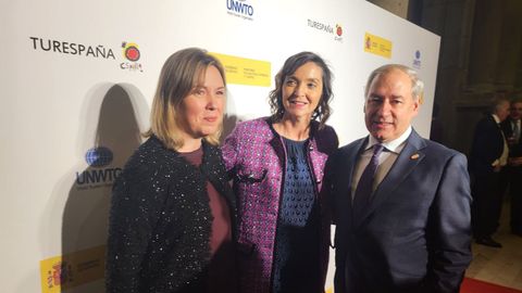 Pilar García Porto y José Tomé, el martes con la ministra Reyes Maroto