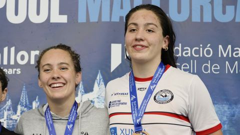 Paula Otero (izquierda) y Carla Carrón, en el Open de Primavera, en Palma de Mallorca