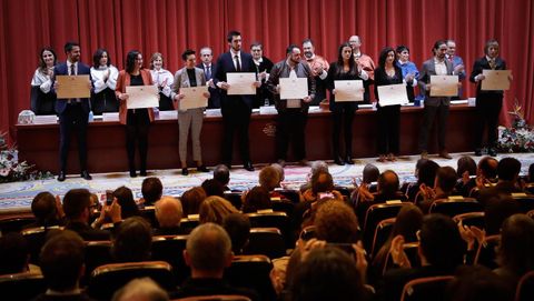 Entrega de premios en el Da de la Universidad en la UDC