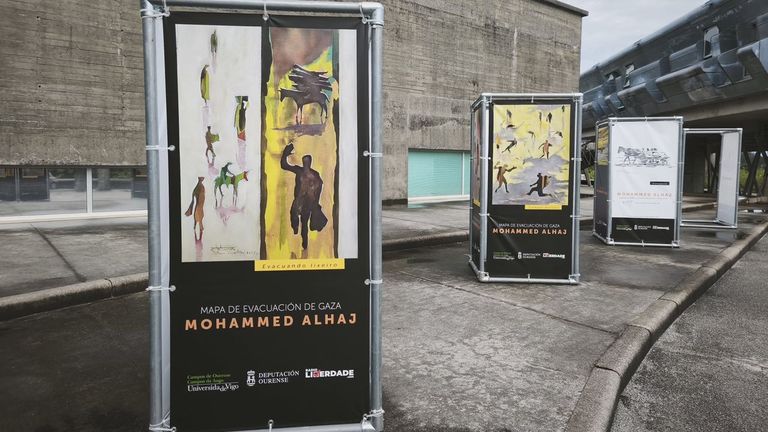 Exposición del palestino Al-Haj