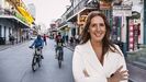 Del valle del Baztán a Hollywood pasando por Nueva Orleans. Dolores Redondo, posando en una calle de Nueva Orleans coincidiendo con la publicación en octubre del 2019 de su novela «La cara norte del corazón».