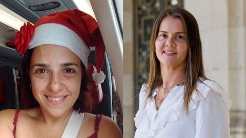 Estefana (izquierda) y Sonia (derecha) pasaron solas la Navidad.