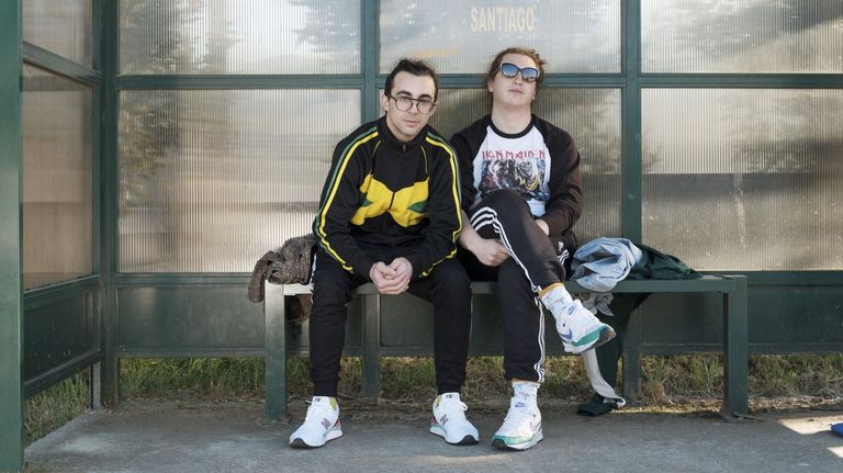«Somos moi serios estando de broma», asegura Chicho do Funk (dereita), que forma Boyanka con Cibrán García.