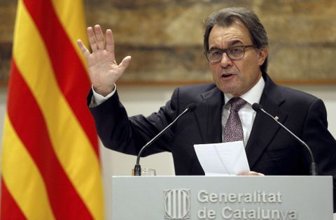 Artur Mas anunci ayer que habr elecciones autonmicas en Catalua el 27 de septiembre. 
