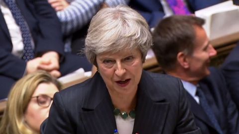 May defiende el acuerdo del brexit ante el Parlamento britnico