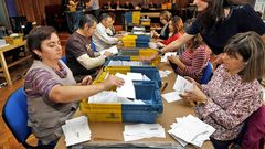 Recuento de voto emigrante en las autonmicas del 2012