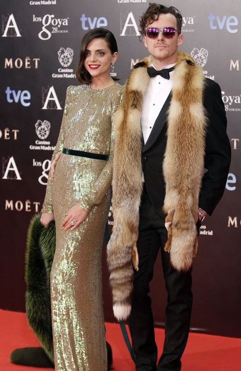 Aldo Comas y Macarena Gmez en la gala de los Goya del 2014.