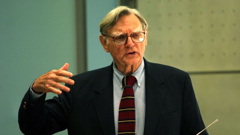 Goodenough, en una de las conferencias que ofreció en Santiago