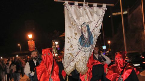 Procesión de la Virgen de los Dolores en Porto do Son