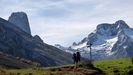 Paisajes de los Picos de Europa en el camino al refugio de la Terenosa