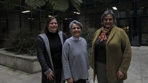 Nieves Lorenzo,  Alma Gómez y Julia Carballo lideran el equipo organizador de la feria