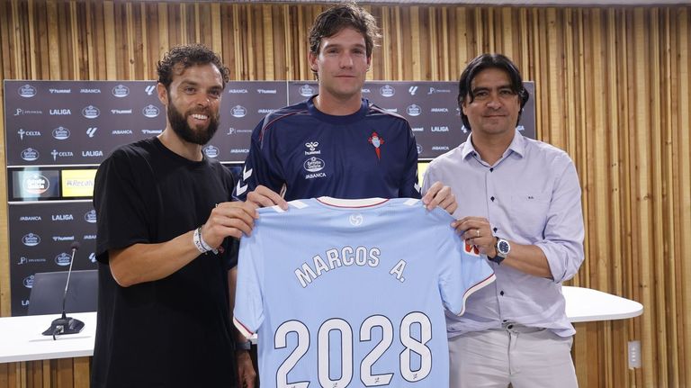 El Celta, el club en el que Marcos aprendió a celebrar cada punto