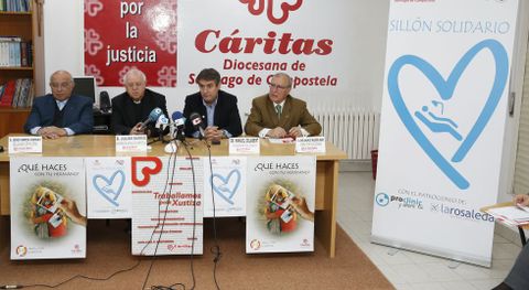 De izquierda a derecha, Jess Garca, Julin Barrio, Manuel Gelabert y Anuncio Mourio. 