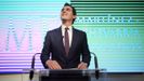 Albert Rivera, durante la rueda de prensa que ha ofrecido tras el anuncio de su fichaje por un despacho de abogados