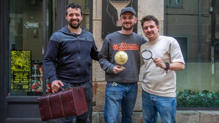 El ladrón se sienta a la mesa en Pontevedra