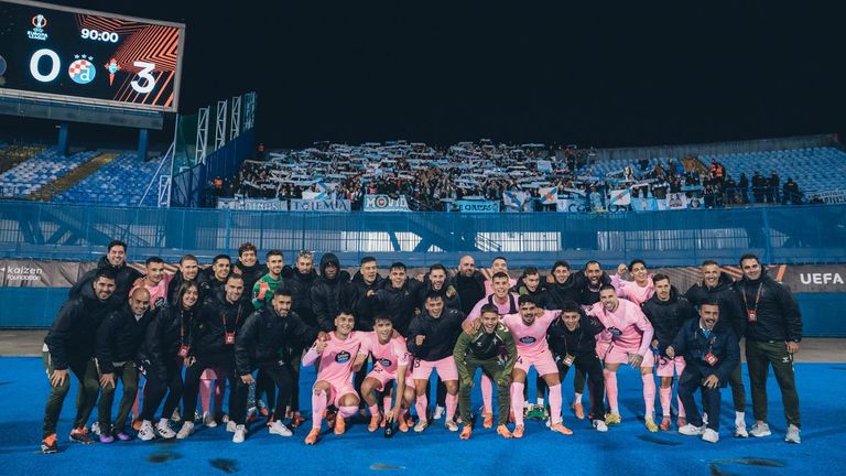 Una decena de victorias del Celta por tres o más goles a nivel continental