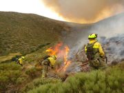 Efectivos de extinci�n de incendios