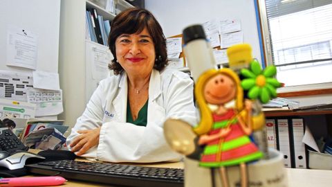 Celsa Pérez Carral es jefa de servicio de alergología en el CHOP pontevedrés