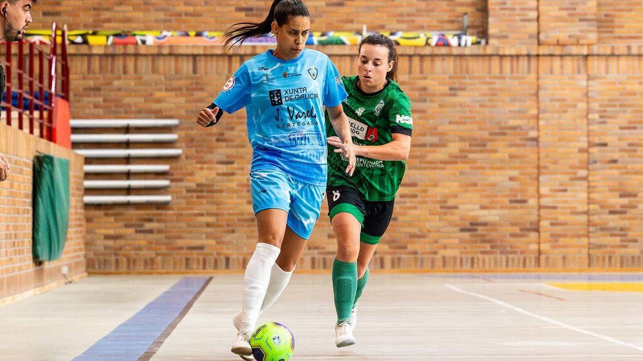 La Vuelta recorri la provincia de Lugo.Partido del Estrela Futsal de Copa Galicia.