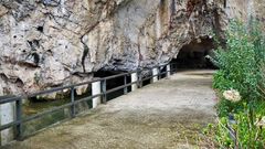 Entrada a la cueva de Tito Bustillo