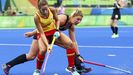 María López, jugadora de la selección española de hochey