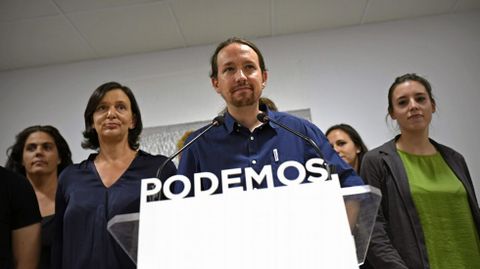 El secretario general de Podemos ha reconocido que los resultados de su candidatura son decepcionantes