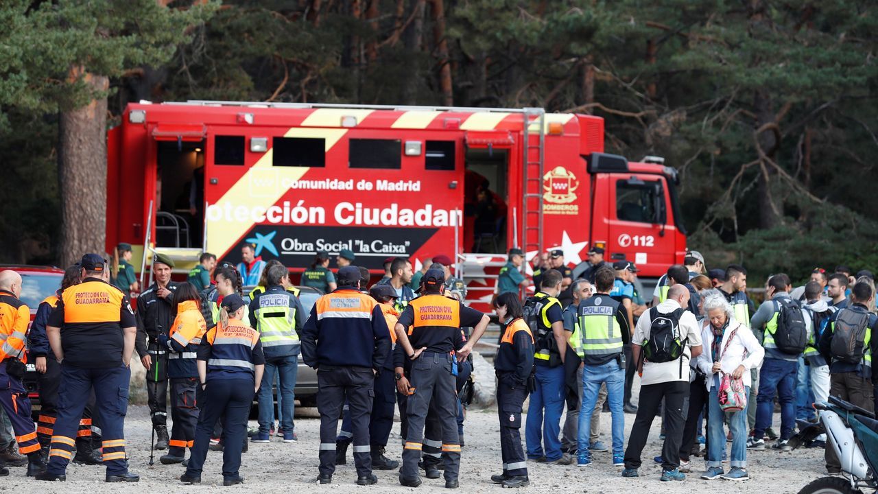 Dispositivo de búsqueda en la zona de Cercedilla