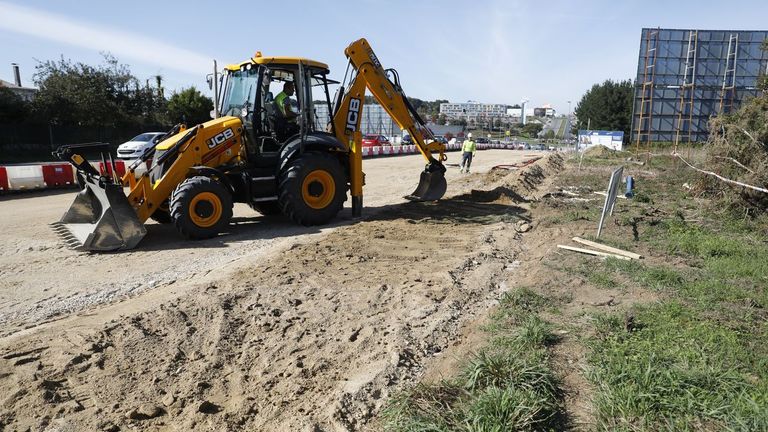 Los trabajos en Infanta Elena Duquesa de Lugo avanzan a buen ritmo