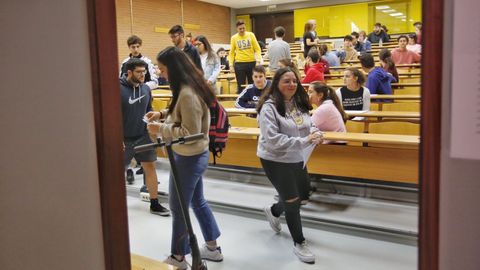 Pruebas de Ebau en la Facultade de Ciencias Sociais de Pontevedra
