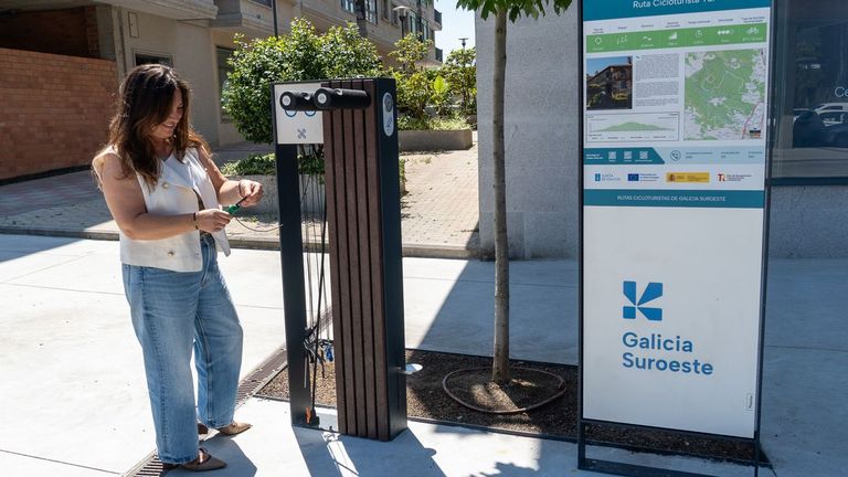 Tui estrena dos rutas cicloturistas para recorrer el Aloia y conectar con Santa Trega
