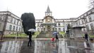 Exterior del Hospital Provincial de Pontevedra, centro donde estaba ingresada la anciana antes de recibir el alta médica