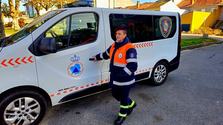 Cristina Alonso, una de las personas que acudió a la casa de Lorena y David el día del incendio y que cada día se preocupa por su evolución.