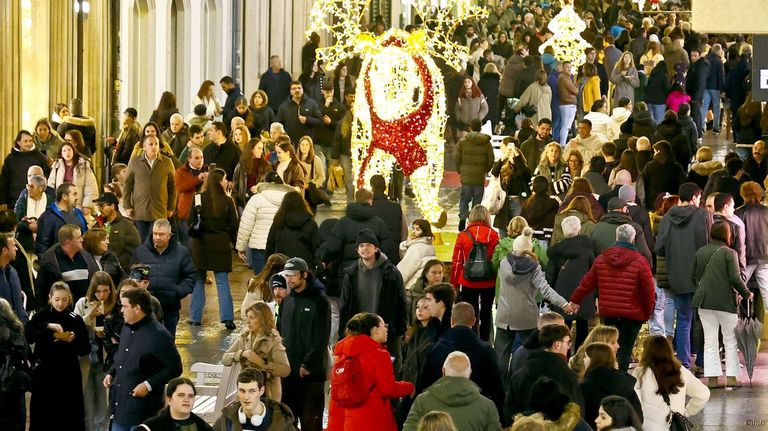 Vigo espera desde mañana su segundo llenazo de la Navidad por el puente de diciembre