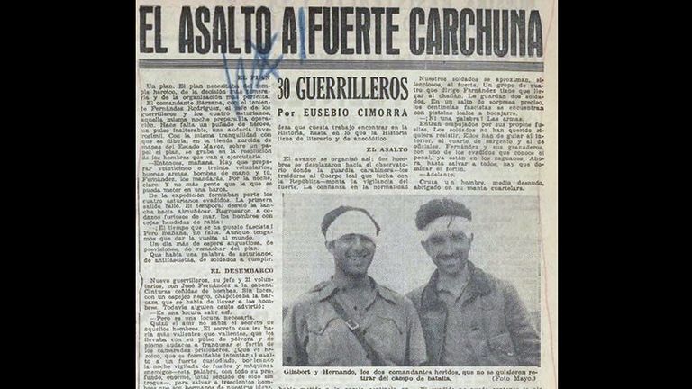 La prensa republicana se hizo eco de la «Operación Carchuna»