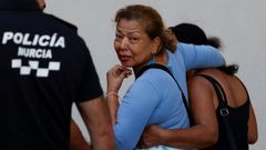 La madre de uno de los fallecidos en el incendio en las discotecas de la zona de las Atalayas, en Murcia