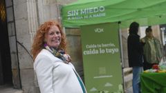 Sonia Teijeiro, candidata de Vox a la alcalda de Lugo, aspira ahora al Parlamento de Galicia