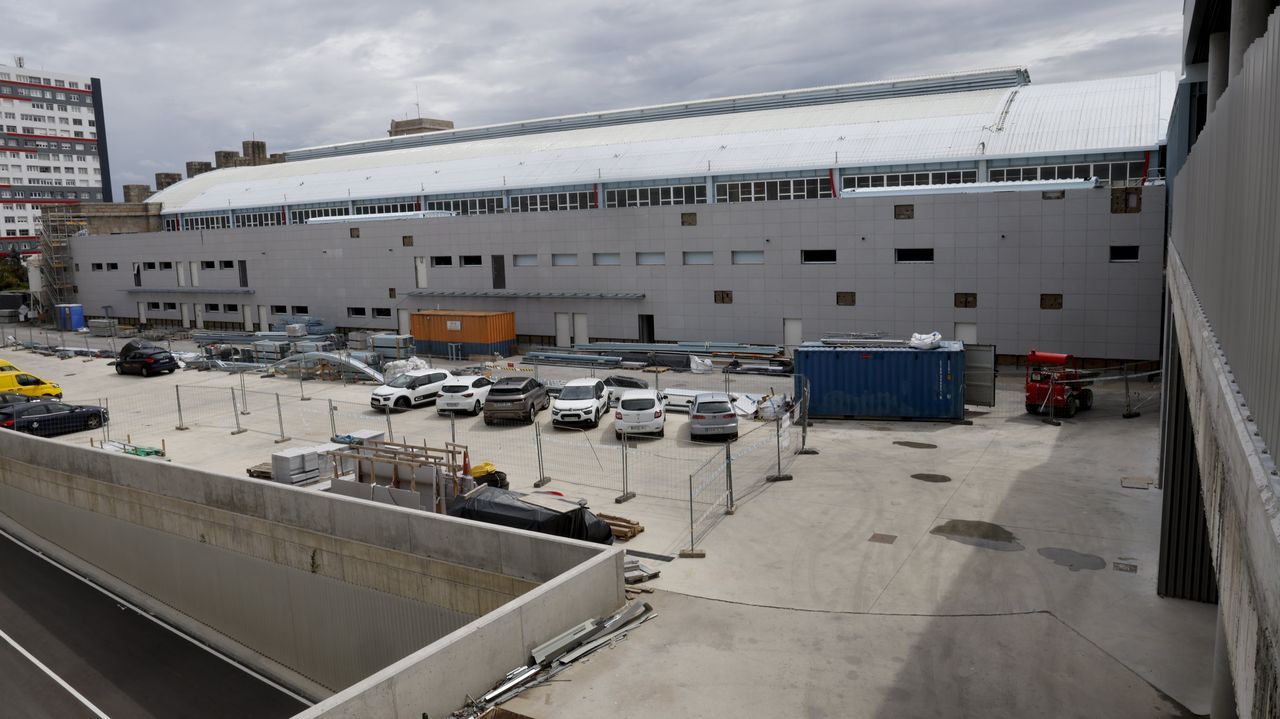 La nueva&nbsp;fachada de la estaci&oacute;n de tren de A Coru&ntilde;a.