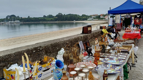 Imagen de una edici�n anterior del mercadillo de segunda mano de Ares.