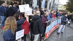 Protesta de los trabajadores de Einsa contra el ERE