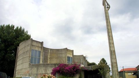 Iglesia de Santa Cruz, de Miguel Fisac. A Corua tiene ms templos brutalistas: Monte Alto y San Pablo.
